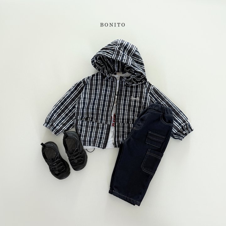 Bonito - Korean Women Fashion - #vintagekidsstyle - Windbreaker Hoodie Jumper (with Mom) - 11