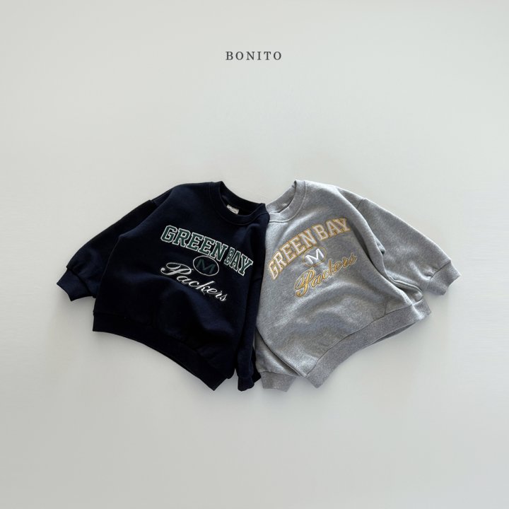 Bonito - Korean Women Fashion - #womensfashion - Green Bay Sweatshirt (with Mom) - 3