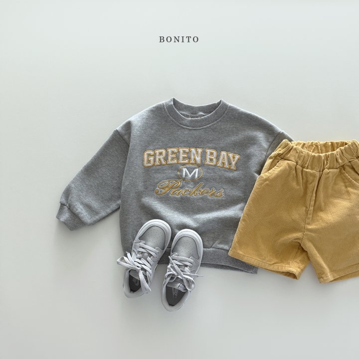 Bonito - Korean Women Fashion - #womensfashion - Green Bay Sweatshirt (with Mom) - 7