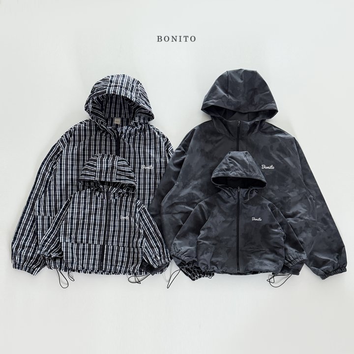 Bonito - Korean Women Fashion - #womensfashion - Windbreaker Hoodie Jumper (with Mom) - 5