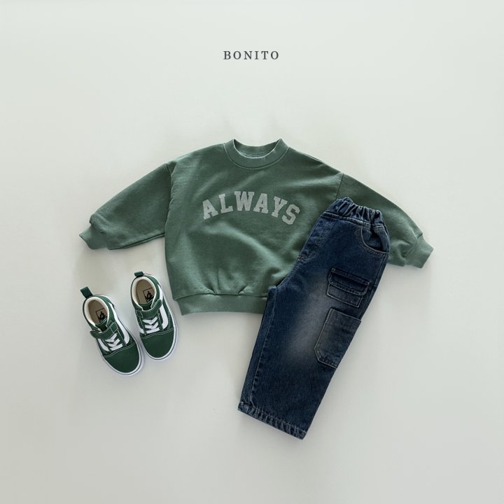 Bonito - Korean Women Fashion - #womensfashion - Always Pigment Sweatshirt (with Mom) - 10