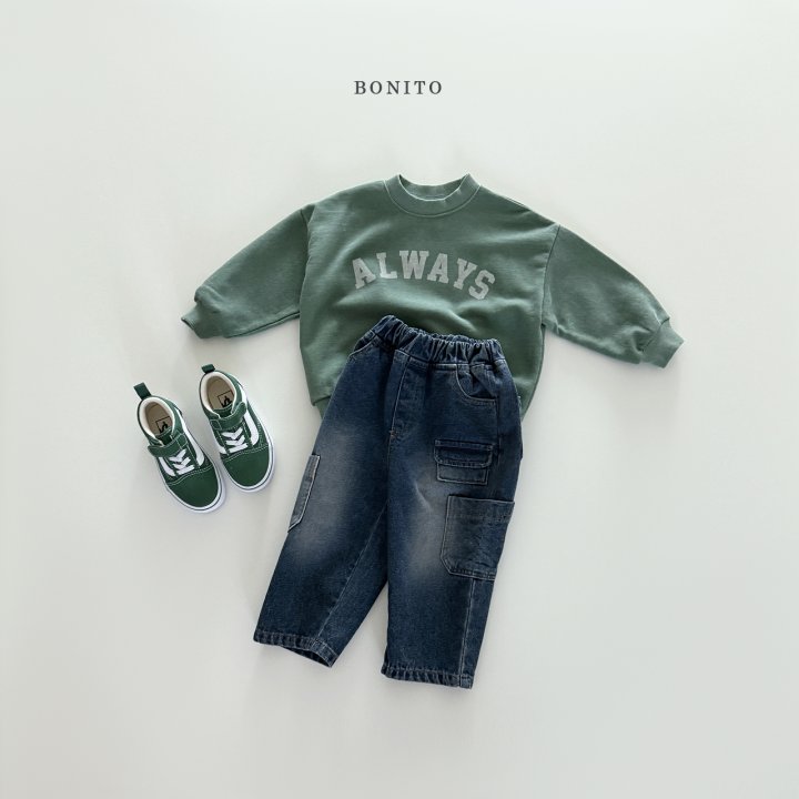 Bonito - Korean Women Fashion - #womensfashion - Always Pigment Sweatshirt (with Mom) - 12