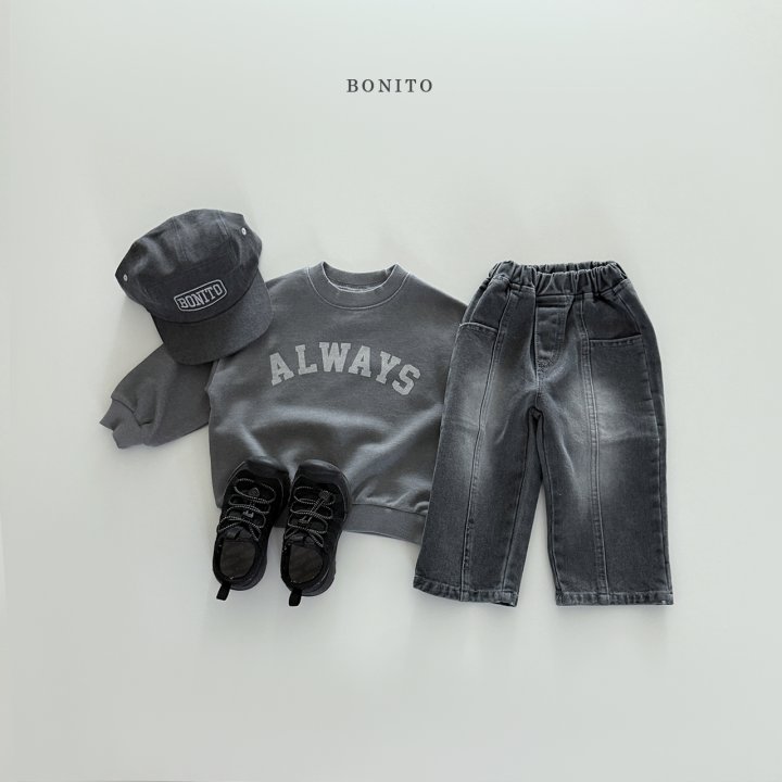 Bonito - Korean Women Fashion - #womensfashion - Always Pigment Sweatshirt (with Mom) - 8