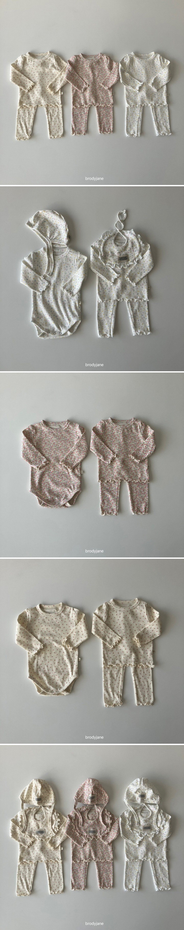 Brody Jane - Korean Baby Fashion - #babyboutique - Floral Long-Sleeve Set - 2