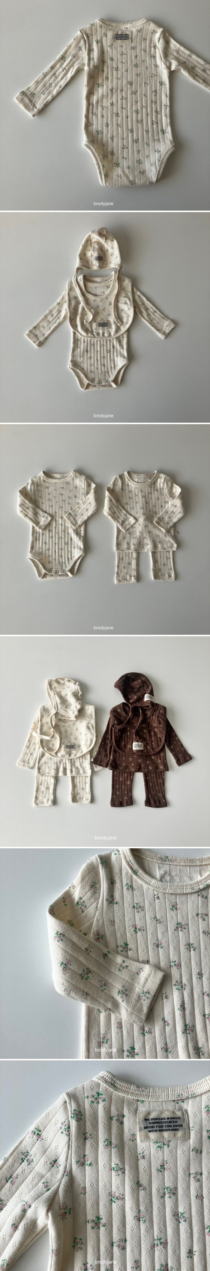 Brody Jane - Korean Baby Fashion - #babyfever - Blossom Long-Sleeve Bodysuit - 2