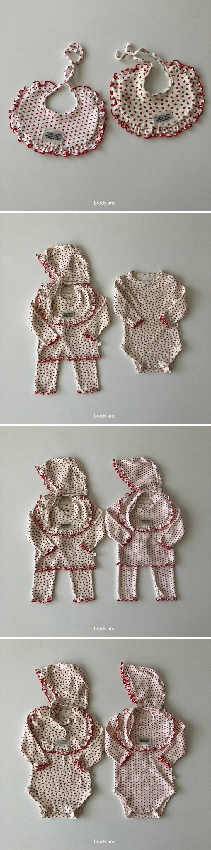 Brody Jane - Korean Baby Fashion - #babygirlfashion - Jacquard Pattern Bib