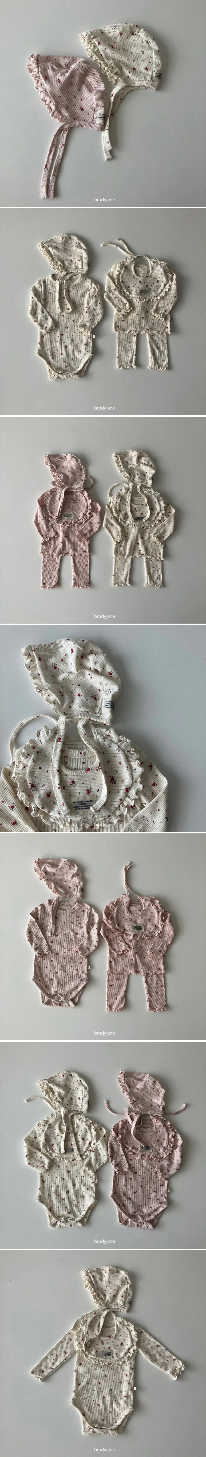 Brody Jane - Korean Baby Fashion - #babylifestyle - Flower Eyelet Frill Bonnet