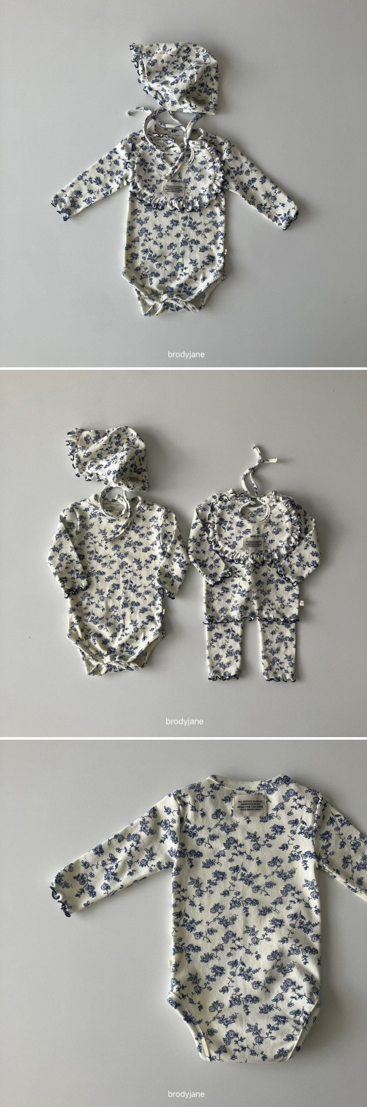 Brody Jane - Korean Baby Fashion - #babyoutfit - Flower Bodysuit - 2