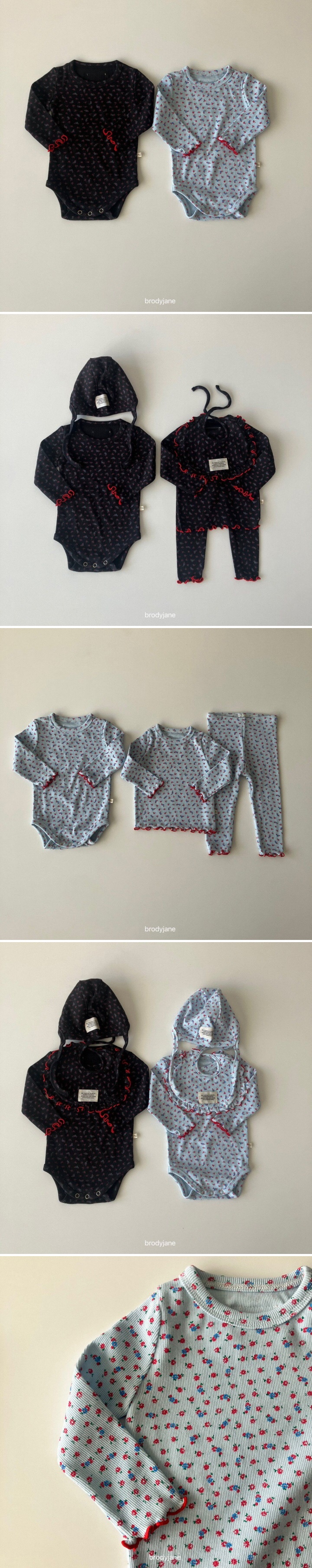 Brody Jane - Korean Baby Fashion - #babyoutfit - Rosy Bodysuit - 2