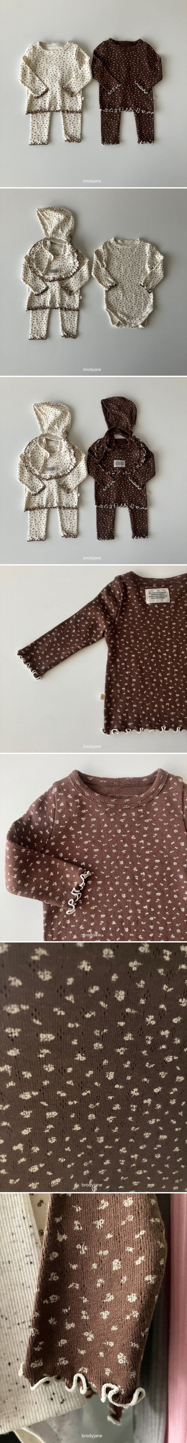 Brody Jane - Korean Baby Fashion - #babyoutfit - Brownie Set - 2