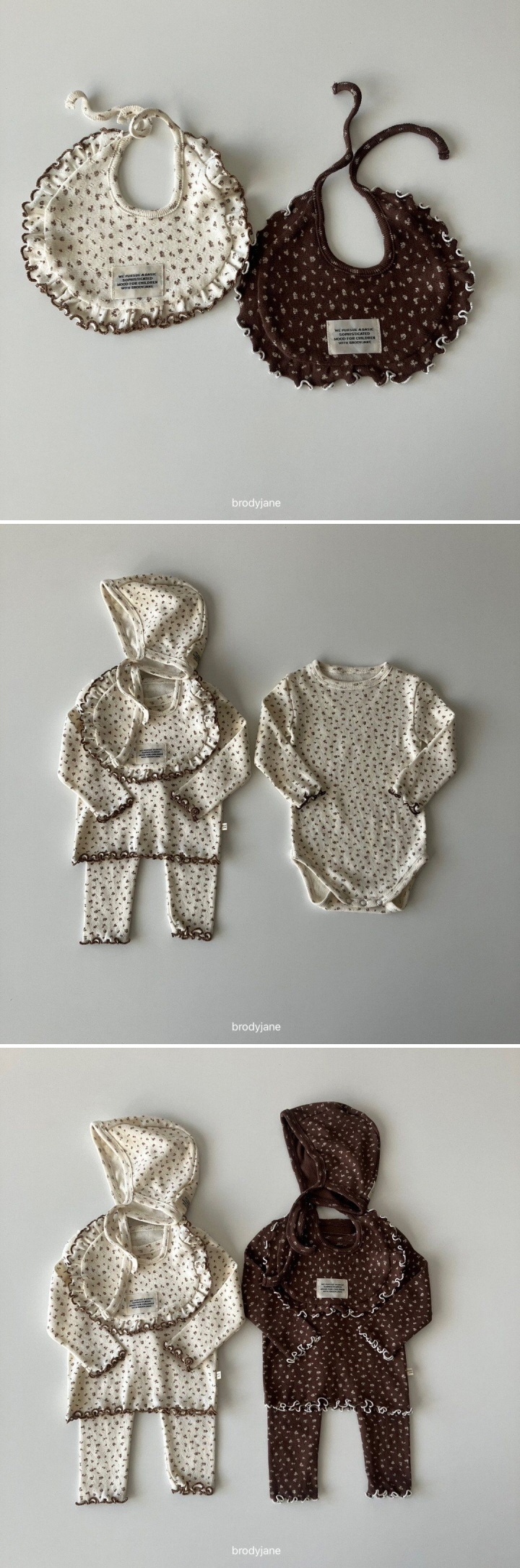 Brody Jane - Korean Baby Fashion - #babywear - Brownie Bib