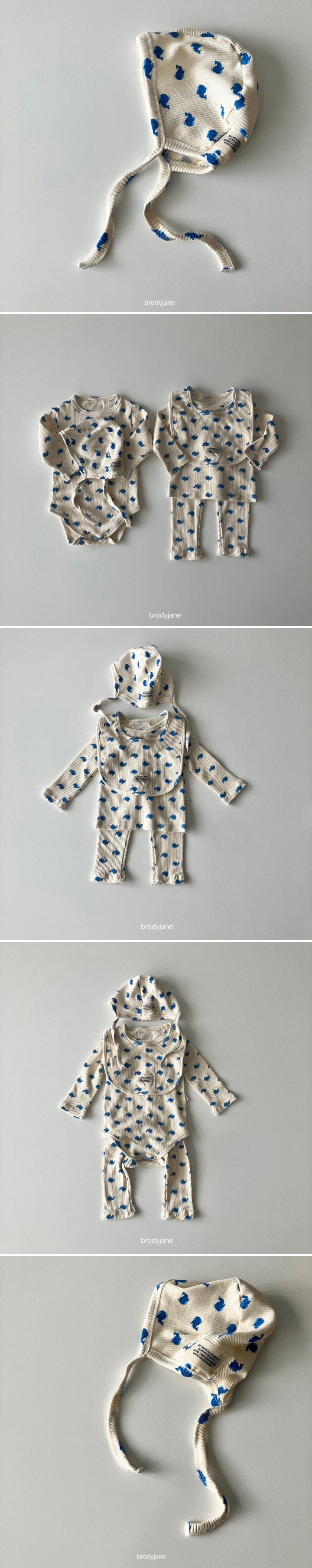 Brody Jane - Korean Baby Fashion - #babywear - Blue Whale Bonnet