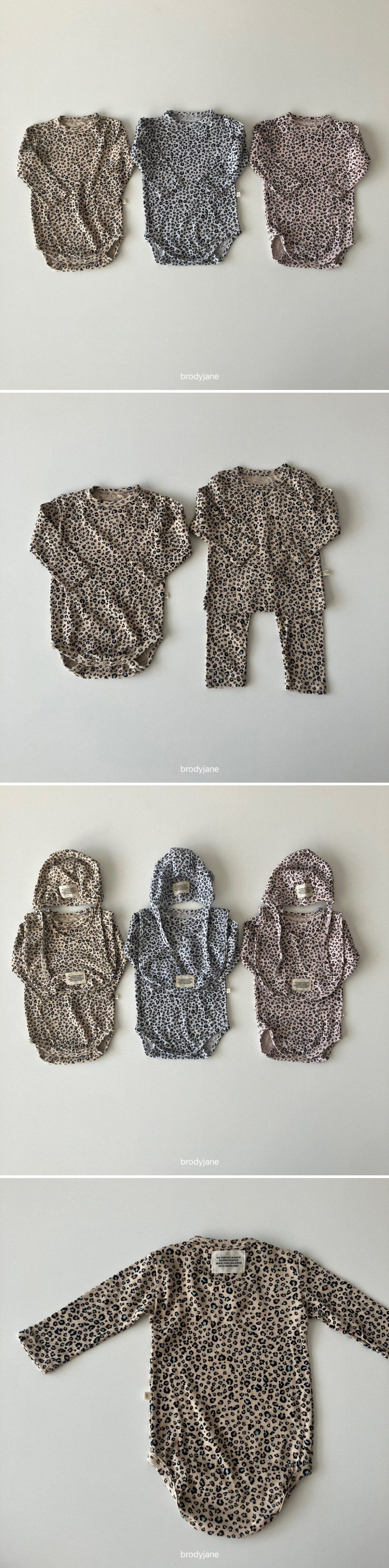 Brody Jane - Korean Baby Fashion - #onlinebabyboutique - Colorful Leo Long-Sleeve Bodysuit - 2