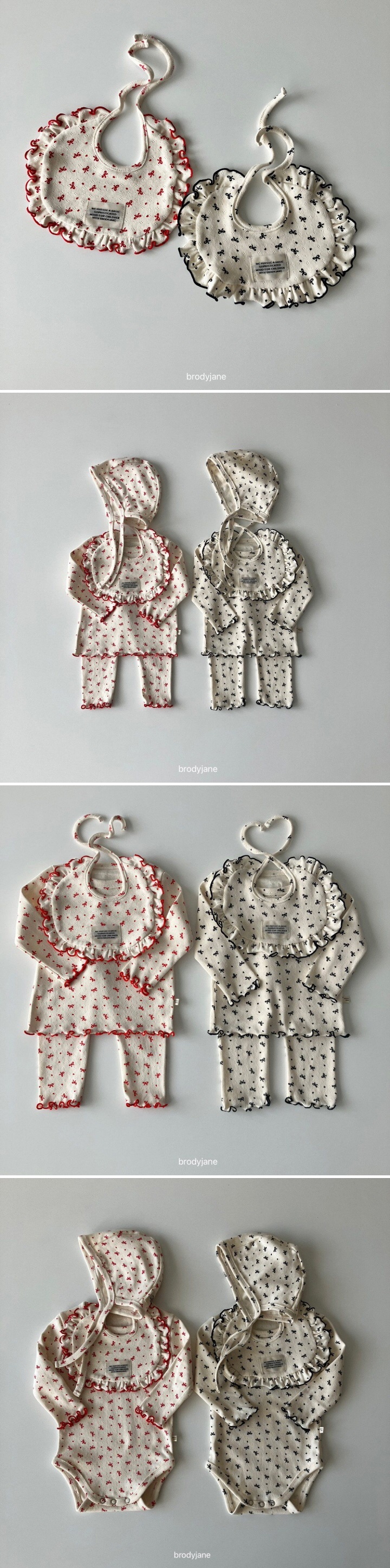 Brody Jane - Korean Baby Fashion - #onlinebabyshop - Ribbon Heart Bib