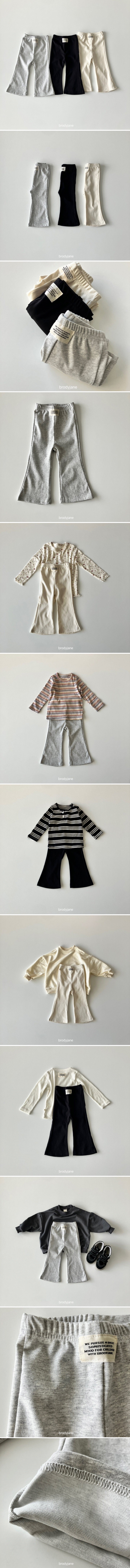 Brody Jane - Korean Children Fashion - #kidsstore - Basic Bootcut Pants - 2