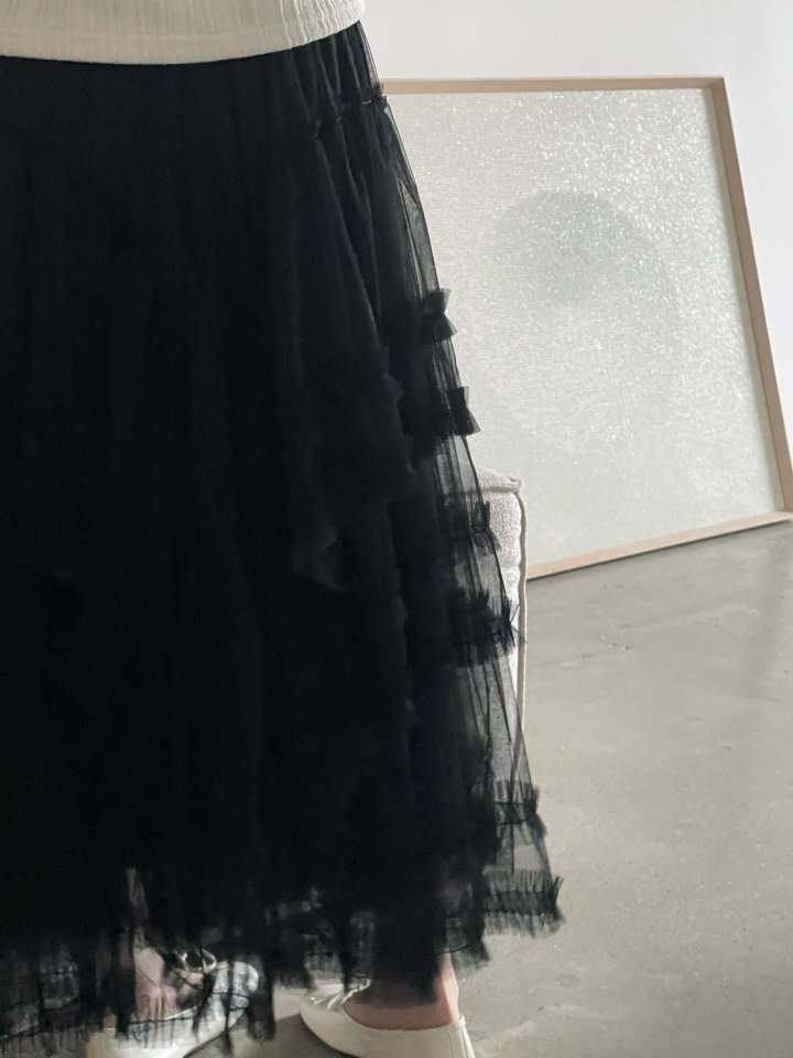 Buckle - Korean Women Fashion - #momslook - Mag Frill Skirt
