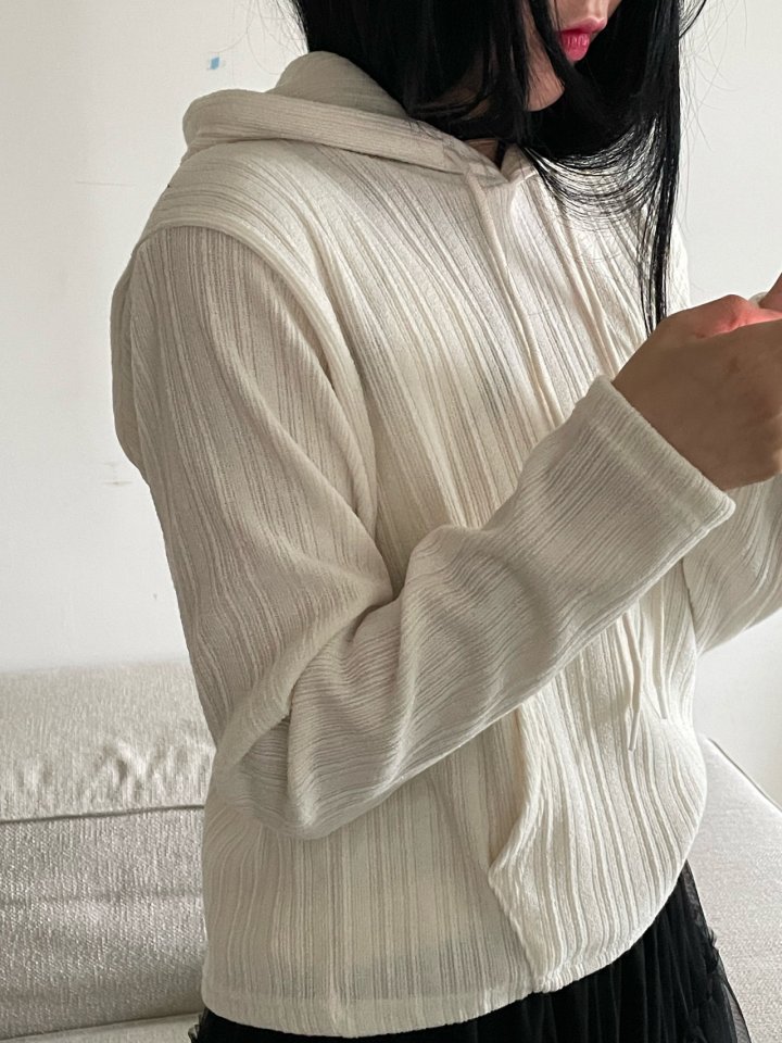 Buckle - Korean Women Fashion - #momslook - Lost Knit Hoodie