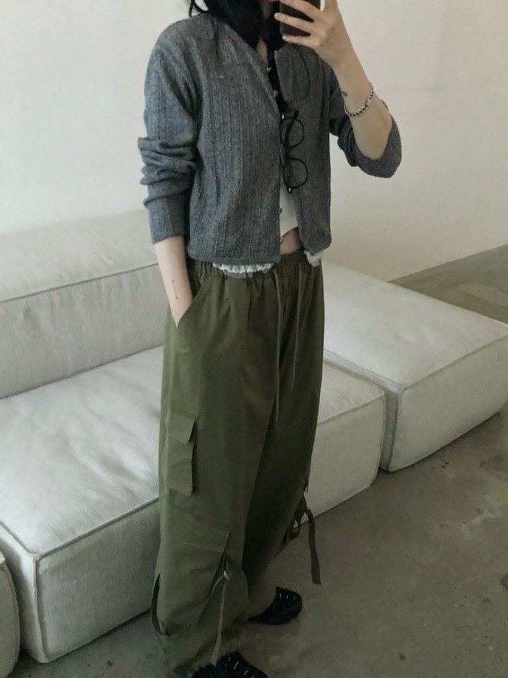 Buckle - Korean Women Fashion - #momslook - Carpender Wide Cargo Pants - 11