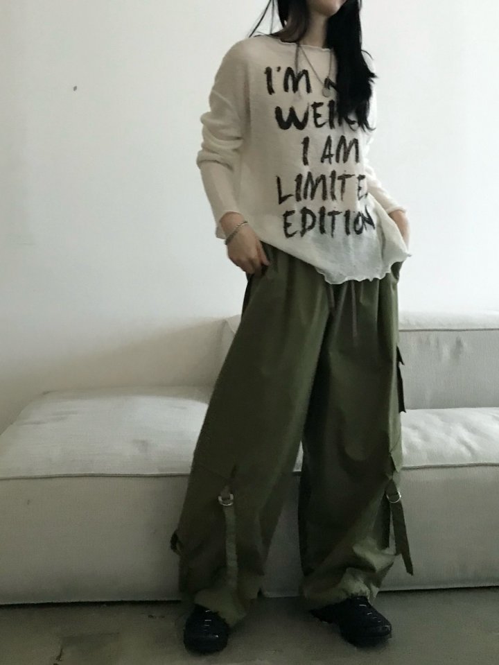 Buckle - Korean Women Fashion - #momslook - Carpender Wide Cargo Pants - 5