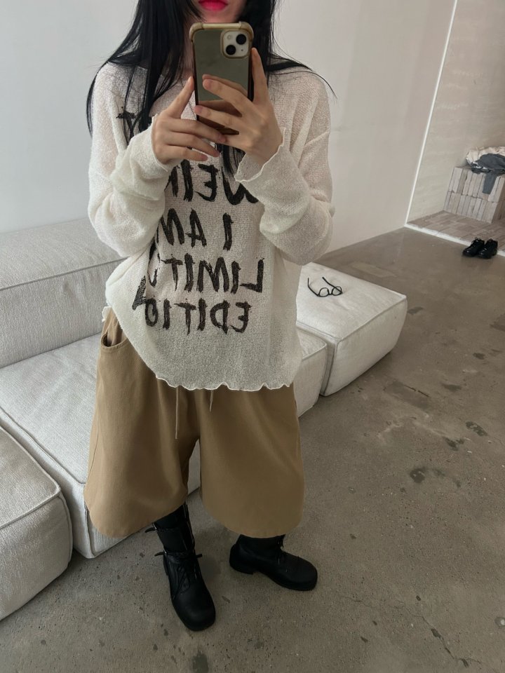 Buckle - Korean Women Fashion - #womensfashion - Wool Buckle Knit Pullover - 4