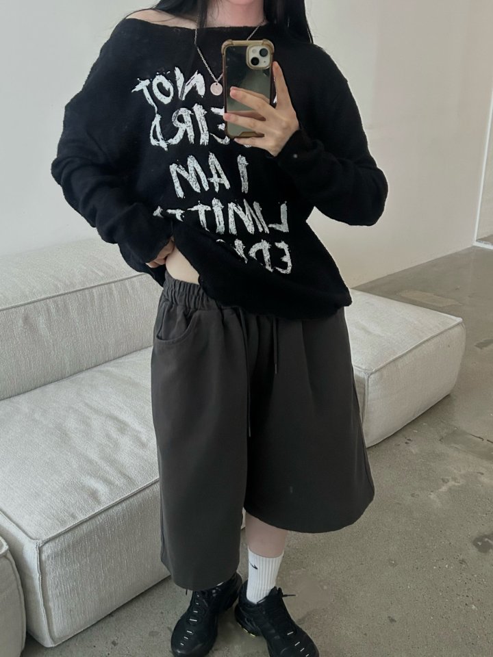 Buckle - Korean Women Fashion - #momslook - Curve Bermuda Pants - 11
