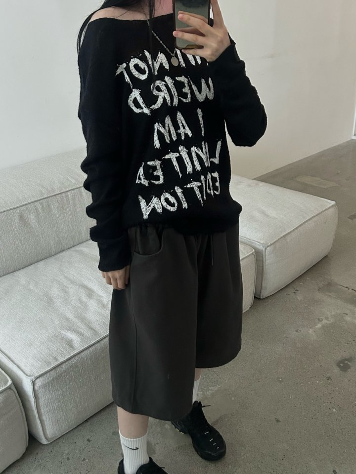 Buckle - Korean Women Fashion - #momslook - Curve Bermuda Pants - 7