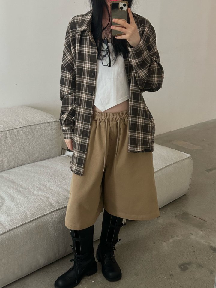 Buckle - Korean Women Fashion - #momslook - Bay Check Shirt - 11