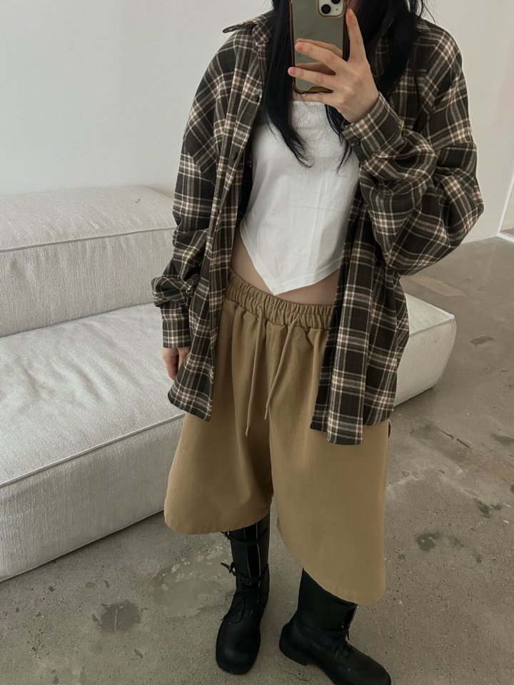 Buckle - Korean Women Fashion - #momslook - Bay Check Shirt - 7