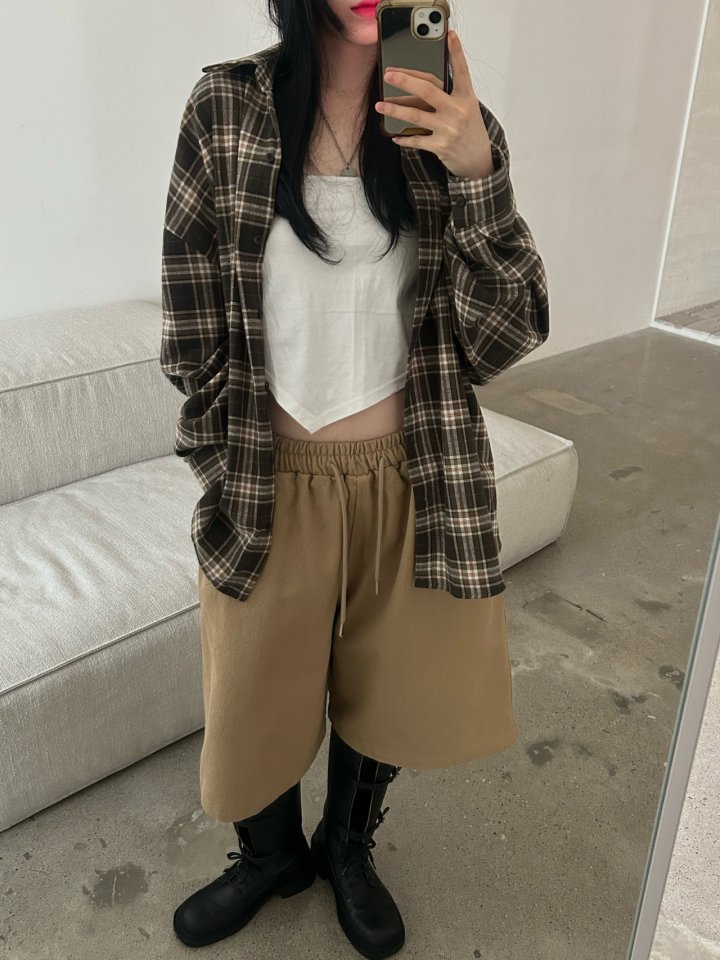 Buckle - Korean Women Fashion - #momslook - Bay Check Shirt - 9
