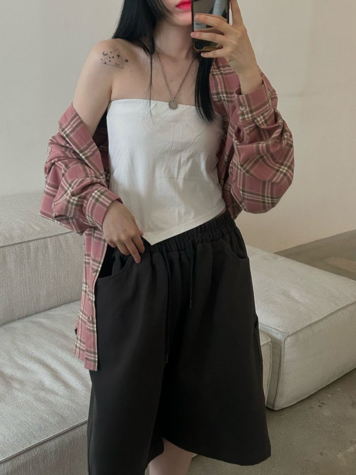 Buckle - Korean Women Fashion - #momslook - Bay Check Shirt - 6