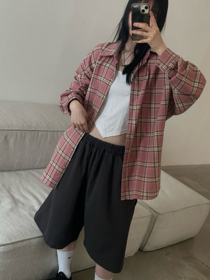 Buckle - Korean Women Fashion - #momslook - Bay Check Shirt - 8