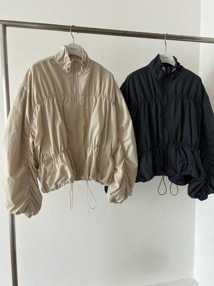 Buckle - Korean Women Fashion - #pursuepretty - Balloon Shirring Jumper