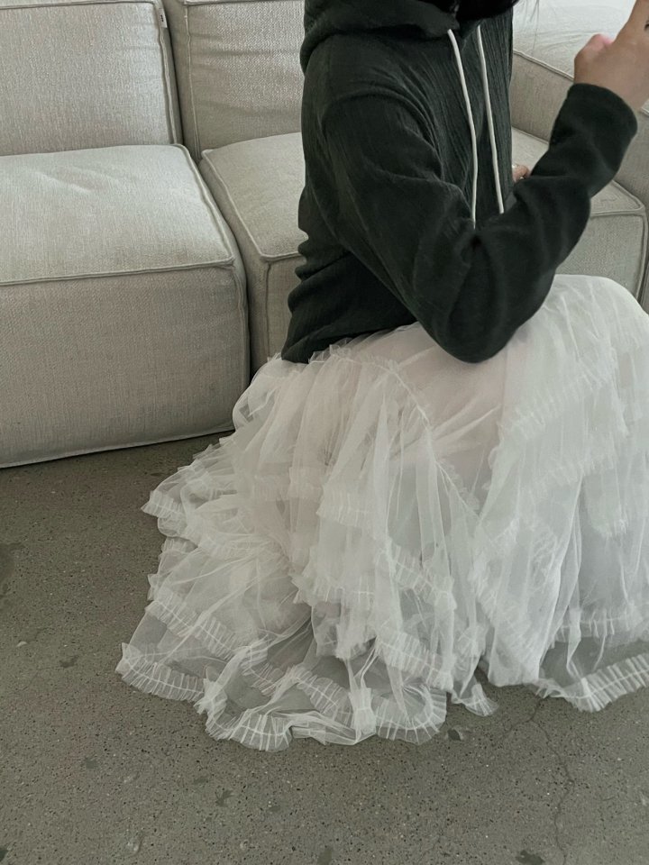 Buckle - Korean Women Fashion - #restrostyle - Mag Frill Skirt - 11