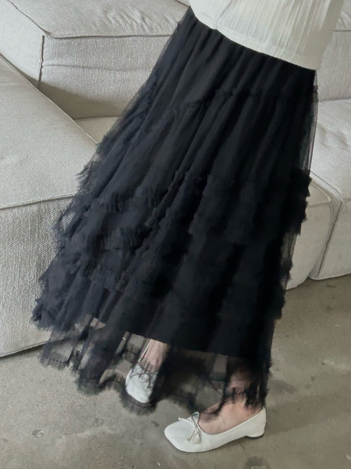 Buckle - Korean Women Fashion - #restrostyle - Mag Frill Skirt - 10