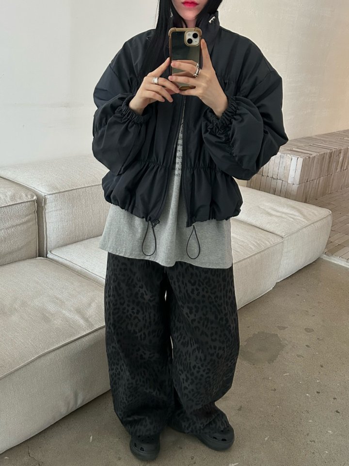 Buckle - Korean Women Fashion - #pursuepretty - Leopard Wide Pants - 4