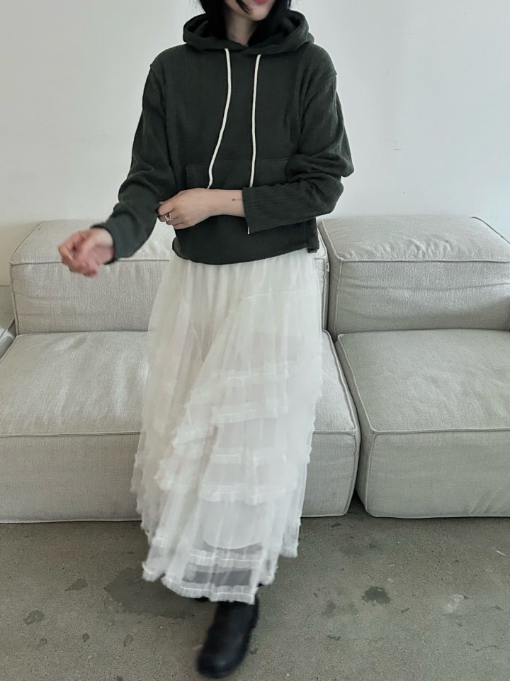 Buckle - Korean Women Fashion - #romanticstyle - Mag Frill Skirt - 10