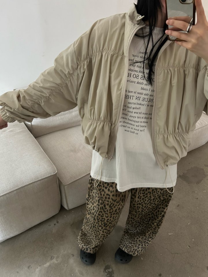 Buckle - Korean Women Fashion - #romanticstyle - Balloon Shirring Jumper