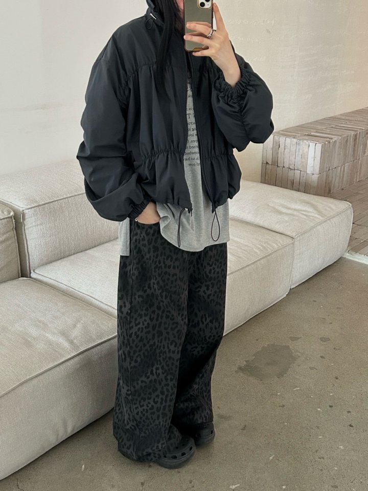 Buckle - Korean Women Fashion - #shopsmall - Leopard Wide Pants - 6