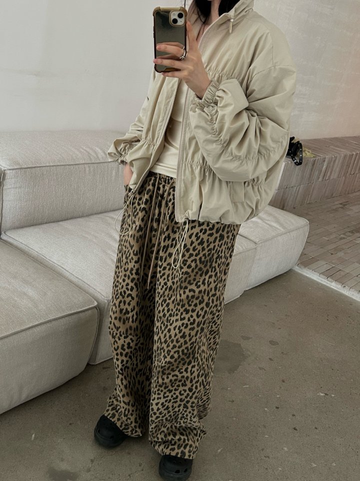 Buckle - Korean Women Fashion - #thelittlethings - Leopard Wide Pants - 7
