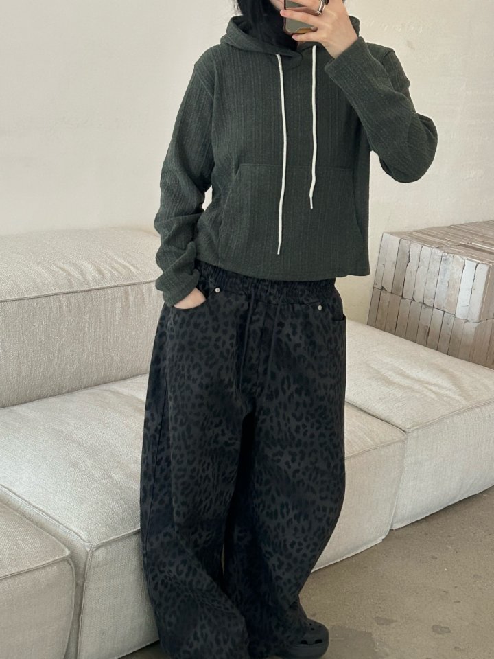 Buckle - Korean Women Fashion - #vintagekidsstyle - Lost Knit Hoodie - 5