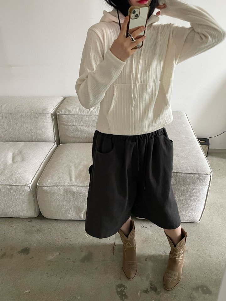 Buckle - Korean Women Fashion - #womensfashion - Lost Knit Hoodie - 2