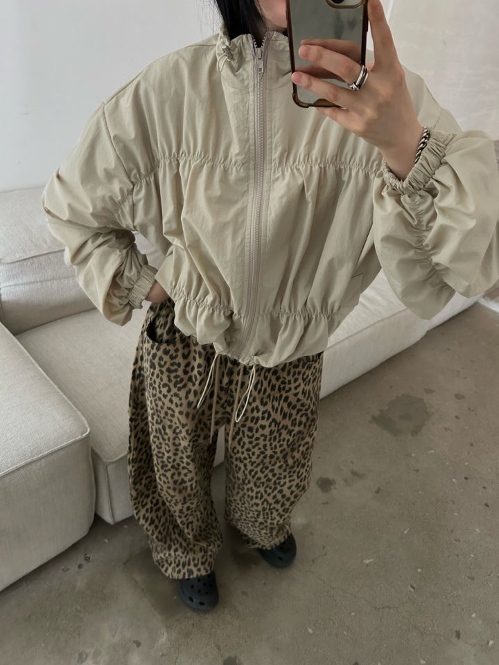 Buckle - Korean Women Fashion - #womensfashion - Leopard Wide Pants - 11