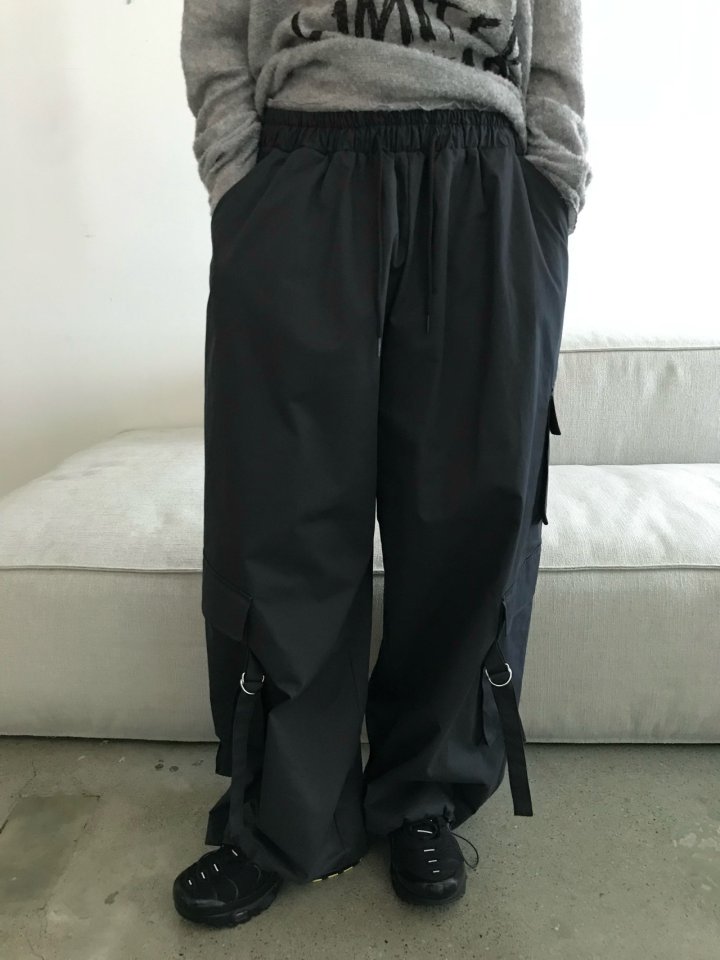 Buckle - Korean Women Fashion - #womensfashion - Carpender Wide Cargo Pants - 5