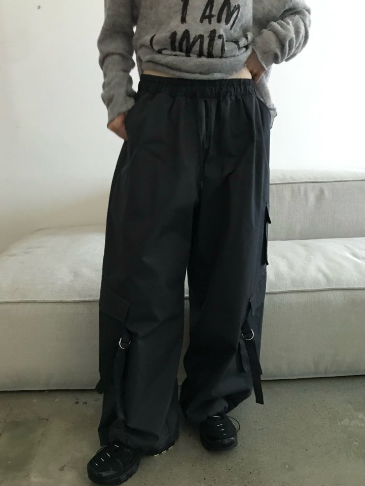 Buckle - Korean Women Fashion - #womensfashion - Carpender Wide Cargo Pants - 7