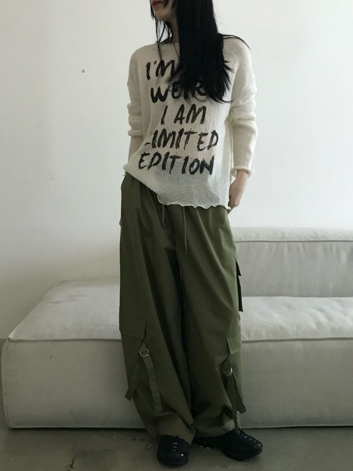 Buckle - Korean Women Fashion - #momslook - Carpender Wide Cargo Pants - 4