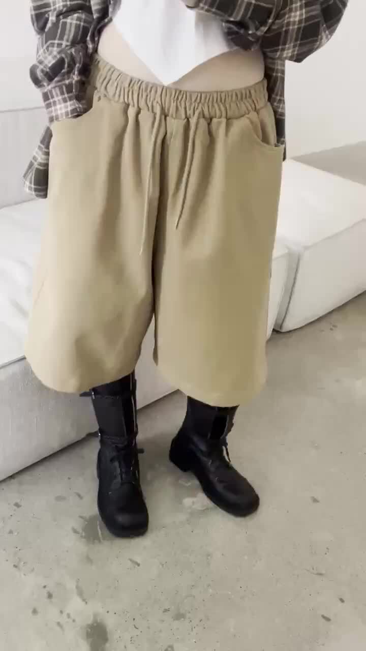 Buckle - Korean Women Fashion - #womensfashion - Curve Bermuda Pants - 6