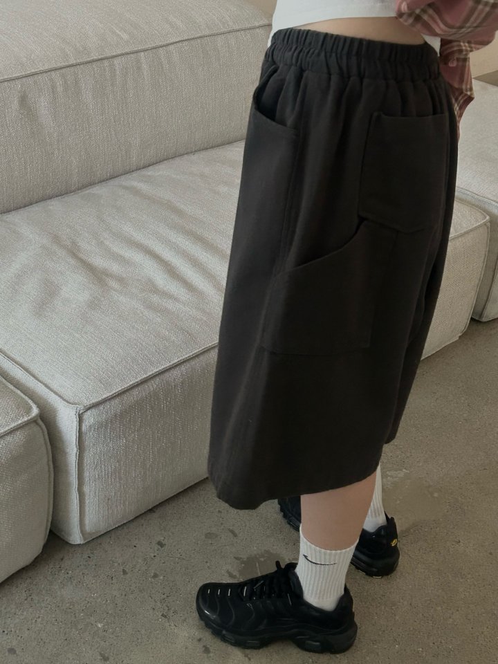 Buckle - Korean Women Fashion - #womensfashion - Curve Bermuda Pants - 2