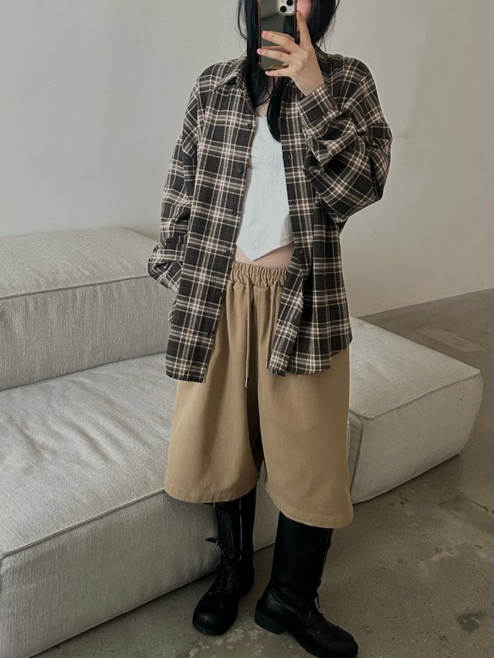 Buckle - Korean Women Fashion - #womensfashion - Bay Check Shirt - 2
