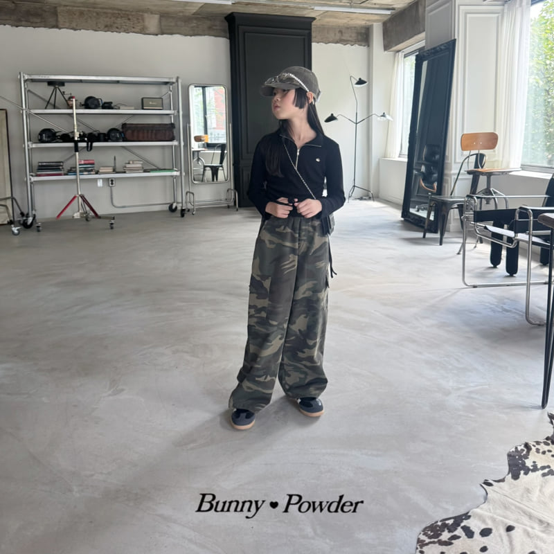 Bunny Powder - Korean Children Fashion - #Kfashion4kids - Annie Half Zip-up Tee - 7