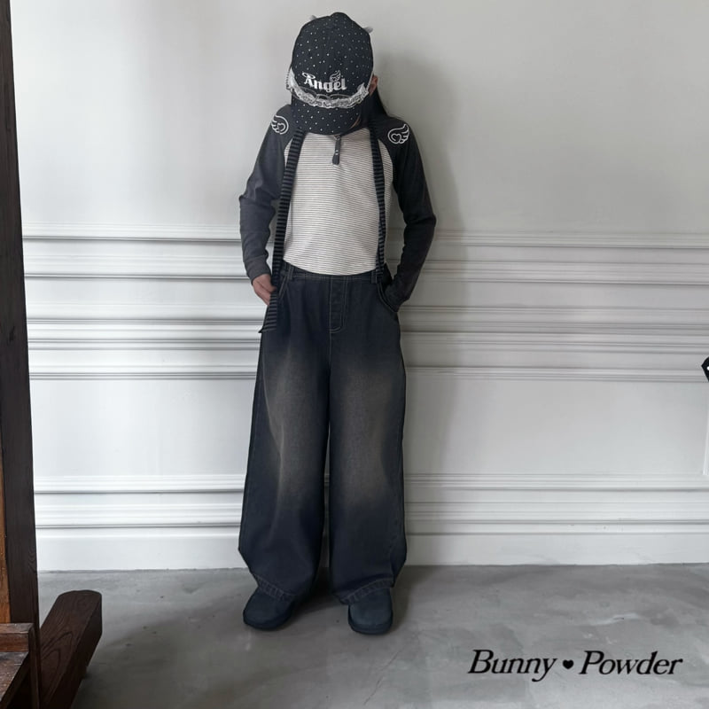 Bunny Powder - Korean Children Fashion - #childofig - Balloon Denim Pants - 10